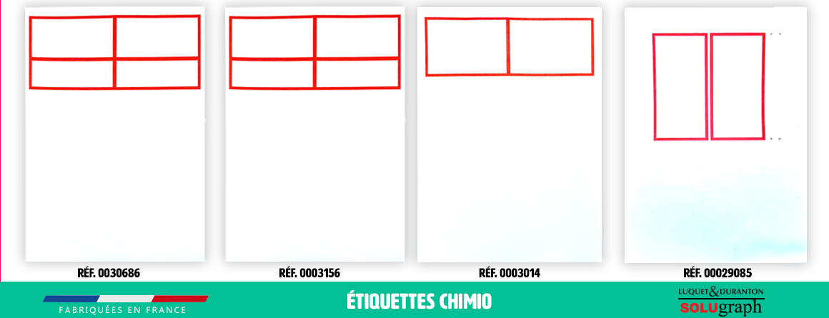 Étiquettes chimio Solugraph